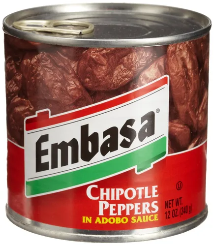 Vista 9 de EMBASA Pimientos Chipotle en salsa Adobo, lata de 7 onzas (paquete de 12)