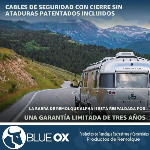 Vista 4 de Blue Ox BX7380 Alpha II Barra de remolque - Receptor de 2 pulgadas, Clase III de 6500 libras. Clasificación, Negro