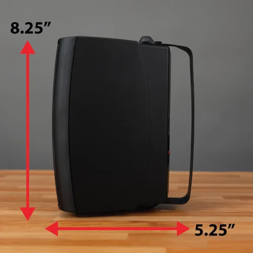 Vista 5 de Dual Electronics LU43PB - Altavoces con cable de 4 pulgadas y 3 vías de alto rendimiento para interiores y exteriores Configuración sin esfuerzo