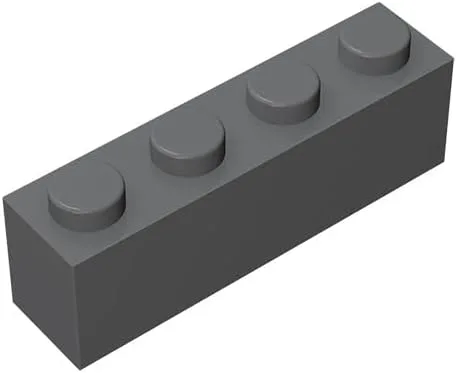 Vista 3 de Ladrillo de construcción clásico de 1 x 4, bloque de ladrillos a granel de 100 piezas, ladrillos de color amarillo albaricoque de 1 x 4, compatible