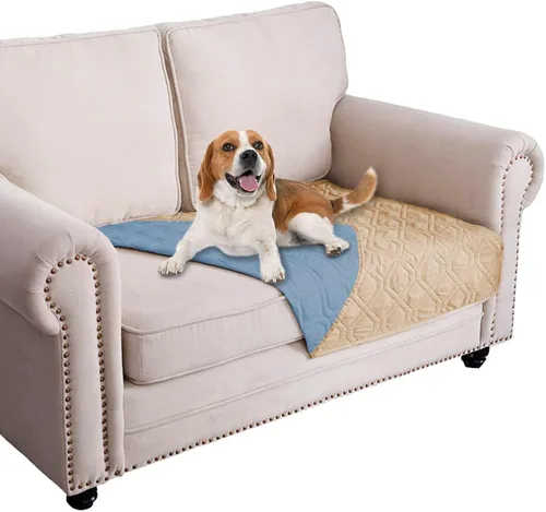 Vista 71 de Ameritex Manta Impermeable Reversible Cubierta para Cama de Perro Manta para Mascotas para Muebles Cama Sofá Sillón