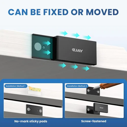 Vista 4 de EJAY Concentrador magnético USB-C de 10 Gbps, concentrador de escritorio USB 3.2 Gen2 de 4 puertos con cable extra largo de 47 pulgadas, divisor USB