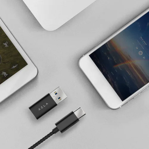 Vista 8 de AZLA A100 Smart DAC – Adaptador de audio USB C a 0.138 in, adaptador auxiliar a USB C para iPhone 16, Samsung Galaxy S23, Pixel, iPad Pro