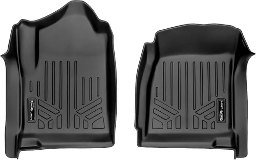Vista 14 de SMARTLINER Juego de tapetes de piso de recubrimiento, de 2 filas, para Chevrolet Silverado 1500 2007-2013