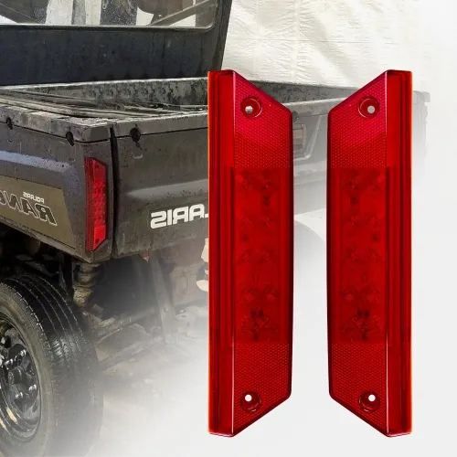 Vista 9 de Ranger - Luz trasera compatible con Polaris Ranger 500 700 800 900 2009-2016, repuesto OEM 2411099 (2411099 rojo)