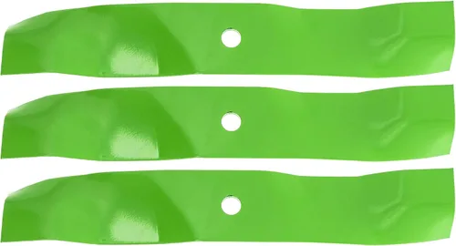 Vista 2 de 8TEN LawnRazor - Juego de cuchillas de cortacésped para Ariens Gravely Exmark Lazer Z Zoom 1744 44 pulgadas 1-653102 103-2519 00272900 (triturado)