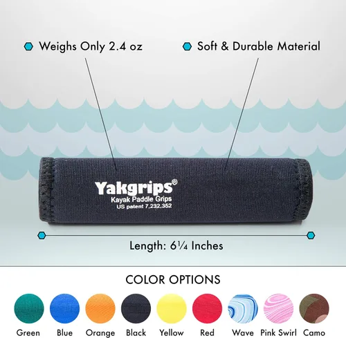 Vista 2 de Cascade Creek - Empuñaduras de pala para kayak, accesorios de kayak, agarre antideslizante, prevención de ampollas