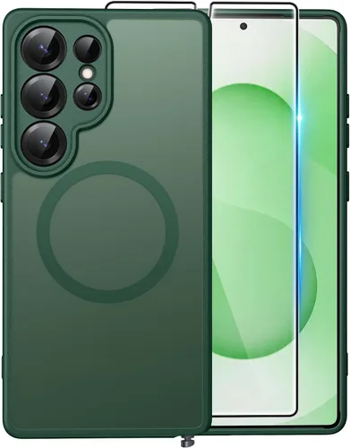 Vista 192 de FNTCASE - Funda para iPhone 16 Pro: magnética, mate, translúcida, de grado militar, protectora contra caídas, resistente, fina, duradera y a prueba