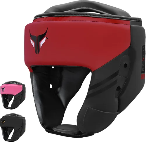 Vista 9 de Mytra Fusion Casco de boxeo - Equipo de combate con correa ajustable MMA, Muay Thai, Kickboxing, artes marciales, karate, equipo de cabeza