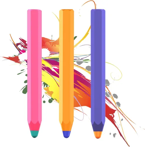 Vista 9 de Kenkor Lápiz táctil para niños, universal, compatible con iPad/iPhone/Android/Samsung/Kindle/Microsoft/Tablet, color azul