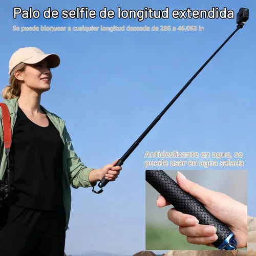 Vista 8 de GEPULY 46 ''impermeable Selfie Stick Underwater Hand Grip para GoPro Azul