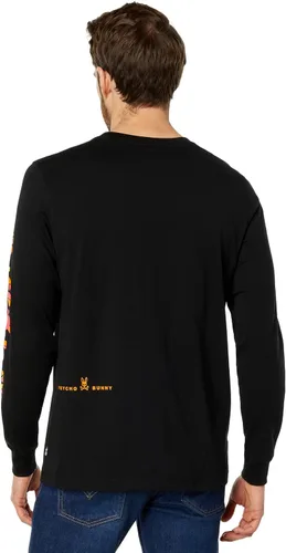 Vista 2 de Psycho Bunny Krome Graphic Tee Negro 2XL (US Hombre 8), Negro