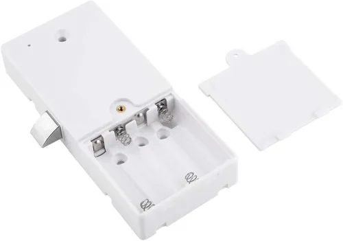 Vista 9 de Cerradura de combinación de código de dígitos para gabinete sin llave, kit de cerradura electrónica para cajas de herramientas de gabinete de puerta