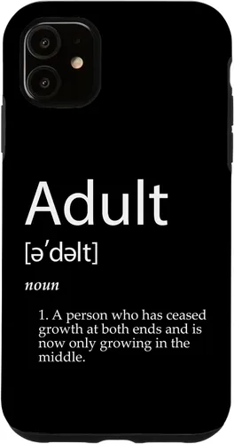 Vista 8 de Funny Adult Definition Joke for Parents Dad Mom Adults Case for iPhone XR