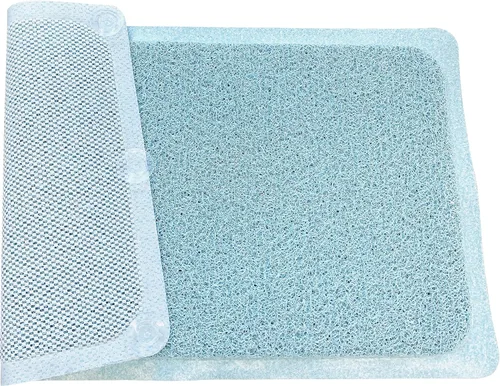 Vista 3 de Tapete antideslizante para bañera con ventosas, tapete de baño antideslizante para ducha, lavable a máquina, para bañera, niños, tapete para ducha