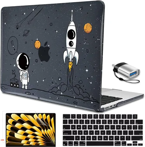 Vista 9 de Funda compatible con MacBook Air de 15 pulgadas M5 2026 2025 2024 2023 versión modelo M4 A3241 A3114 M3 A2941 M2 con pantalla de retina líquida