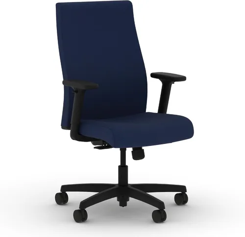 Vista 39 de HON Ignition 2.0 - Silla de oficina de tela, tapizada, brazos ajustables, silla de oficina ergonómica ejecutiva reclinable, con inclinación