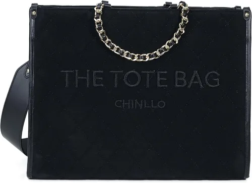 Vista 17 de Chinllo - Bolso de mano para mujer, bolsa satchel con asa superior y correa para el hombro