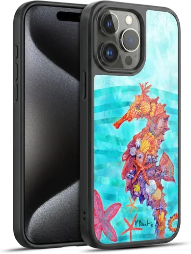 Vista 106 de Head Case Designs Officially Licensed Paul Brent Agate Mermaid Coastal Gel Armor Case [Military Grade Drop Protection] Compatible with Apple iPhone
