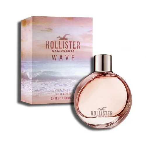 Vista 2 de Hollister Wave Women Eau De Parfum, 3.4 onzas Paquete de 2