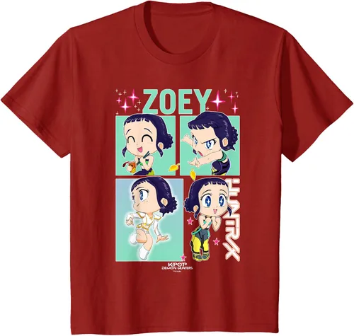 Vista 30 de Kpop Demon Hunters Zoey Camiseta Oficialmente Autorizada