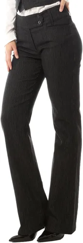 Vista 3 de Design by Olivia Pantalones de oficina de corte holgado para mujer
