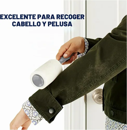 Vista 4 de Scotch-Brite Everyday Clean Recambios de Rodillo para Pelusas 6 Recambios de Rodillo 420 Hojas Blancas