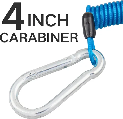Vista 7 de MECMO Cable de remolque en línea de 7 vías, resistente de 8 pies, listado UL, con caja de conexiones de 7 bandas, interruptor de ruptura de 12 V