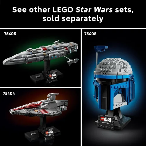 Vista 7 de LEGO Logotipo de Star Wars construido en ladrillo - Juego de construcción para adultos a partir de 18 años - Idea de regalo de Star Wars