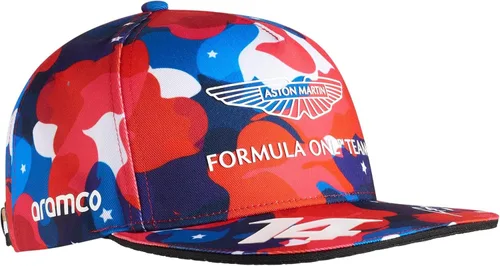 Vista 3 de Sombrero Aston Martin Cognizant F1 Fernando Alonso Special Edition Kimoa USA GP Multicolor