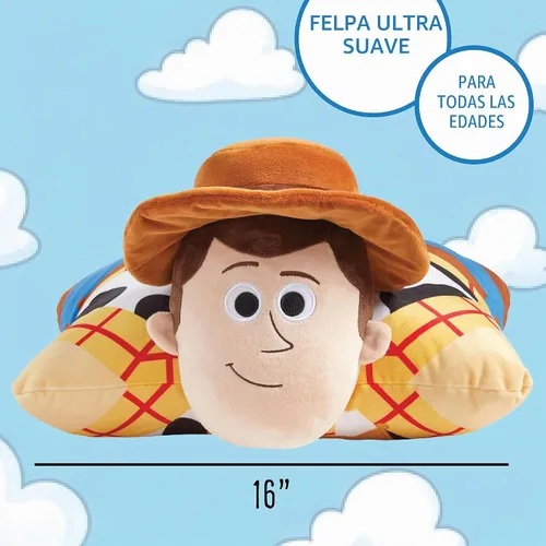 Vista 3 de Pillow Pets Disney Pixar Woody, peluche de 16 pulgadas