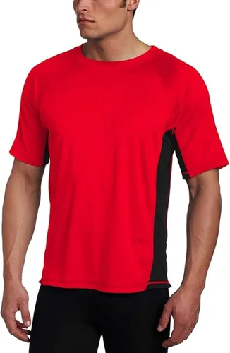 Vista 30 de Kanu Surf Camiseta de natación de manga corta UPF 50 para hombre (tallas regulares y extendidas)