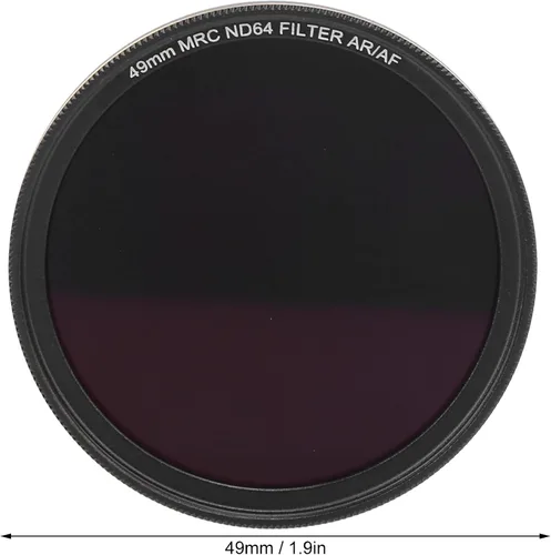 Vista 6 de Filtro de lente de atenuación ND MRC ND64 con revestimiento multicapa para SLR sin espejo de densidad neutra Kit de filtro de fotografía Filtros