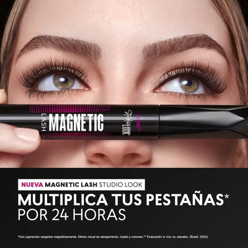 Vista 2 de Cyzone Máscara de Pestañas Multibeneficios - Pestañas magnéticas, 0.28 oz