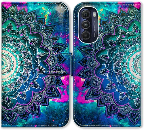 Vista 18 de Bcov Funda para Moto G Stylus 5G 2022 (no compatible con G Stylus 5G 2021), funda de cuero con tapa y ranura para tarjeta y soporte para Motorola