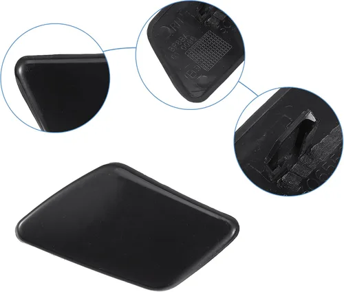 Vista 3 de ACROPIX Tapa de la boquilla del parachoques delantero izquierdo y derecho, para Volvo S40 No.39991799/39991798, paquete de 2, color negro