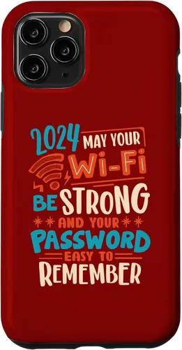 Vista 10 de iPhone 15 In 2024 may your wifi be strong & password easy to remember Case