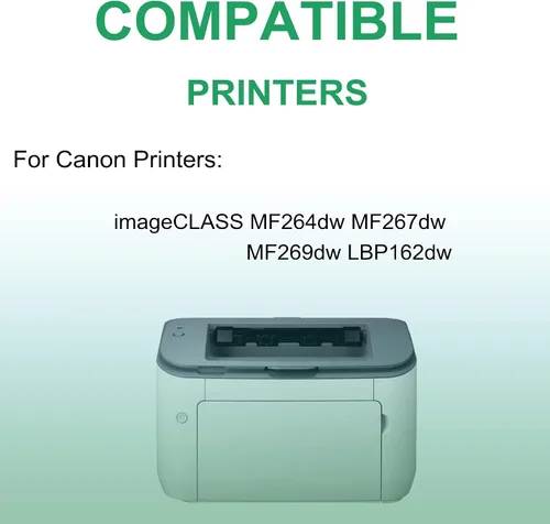 Vista 4 de Paquete de 2 cartuchos de impresora láser compatibles (alto rendimiento) de repuesto para Canon CRG-051H cartucho de imágenes uso para impresora