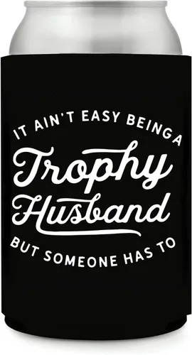 Vista 5 de Glassicle Trophy Husband Beer - con enfriador de latas