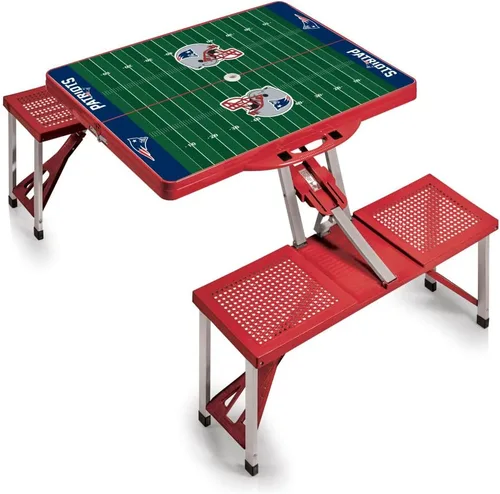 Vista 34 de Picnic TIME NFL Football Field Folding Picnic Table, Camping Table, Outdoor Table with Umbrella Hole