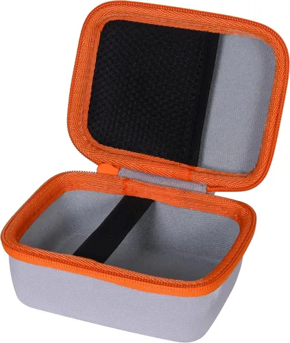 Vista 2 de co2CREA Carcasa rígida compatible con Bushnell Golf Wingman Mini GPS Speaker (blanco/naranja)