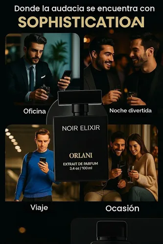 Vista 7 de Noir Elixir Extrait De Perfume (EDP) de 3.4 Oz para hombres y mujeres Parfum Higher Concentrration – Perfume de larga duración, unisex, 3.6 fl oz