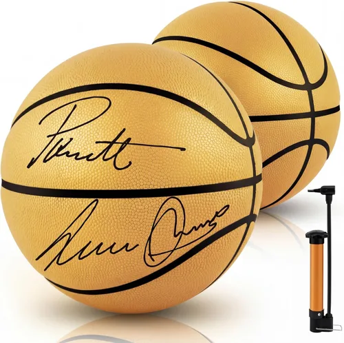 Vista 8 de Hiboom Autograph - Baloncesto firmado con bomba de aire, memorabilia, para premio, trofeo, banquete, senior, noche, hitos nocturnos, entrenador
