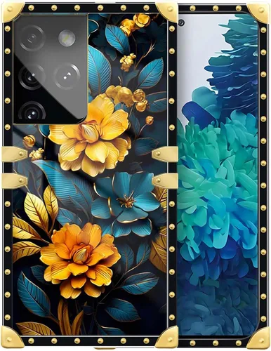 Vista 160 de Funda compatible con Samsung Galaxy S10 4G, TPU suave de lujo y parte trasera de policarbonato duro para niñas y mujeres, funda protectora a prueba