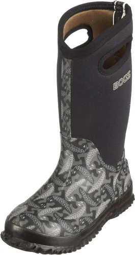 Vista 41 de BOGS Botas de nieve unisex de neopreno con aislamiento de goma de alta impermeabilidad para niños Negro