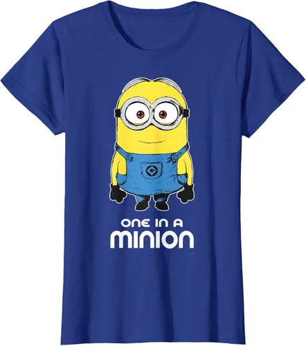 Vista 56 de Despicable Me Camiseta estampada Minions Bob One in A Minion Negro