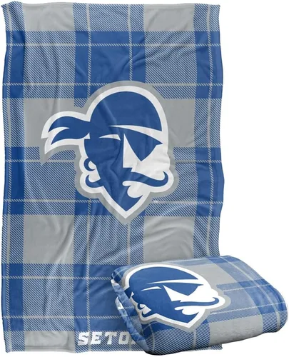 Vista 68 de LOGOVISION St John's University Campus Plaid Spirit Silky Touch Manta súper suave 36 x 58 pulgadas