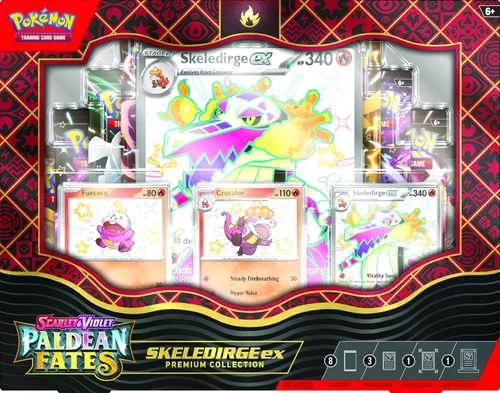 Vista 3 de Pokémon TCG: colección Pokémon ex Premium de Paldean Fates - Scarlet & Violet