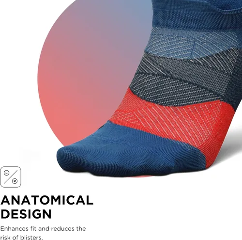 Vista 4 de Feetures Elite Ultra Light No Show Tab Solid - Calcetines de correr para hombres y mujeres, calcetines de compresión atléticos, absorben la humedad