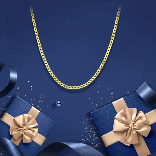 Vista 6 de 24k GoldWhite Gold Plated S925 Sterling Silver 3mm4mm5mm Chains for Men Women Italian Cuban Link Chains Necklace Jewelry Gifts for Boys Boyfriend